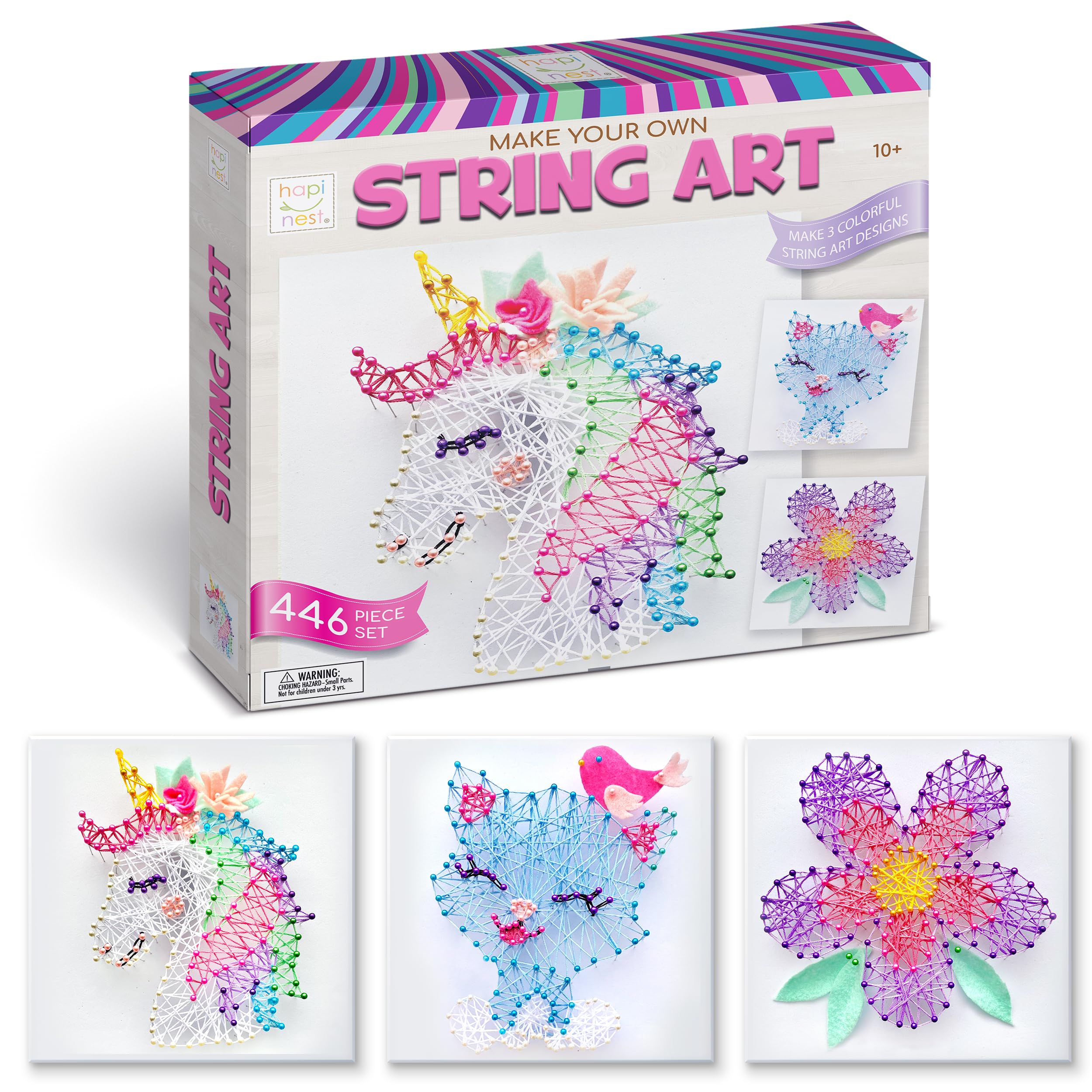 Amazon.co.jp: Hapinest ストリングアートクラフトキット 10~12歳以上