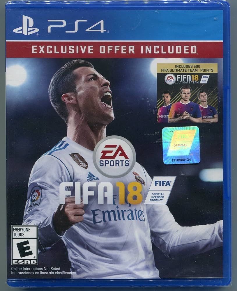 Amazon.com: PS4 FIFA 18 Includes 500 FIFA Ultimate Team Points