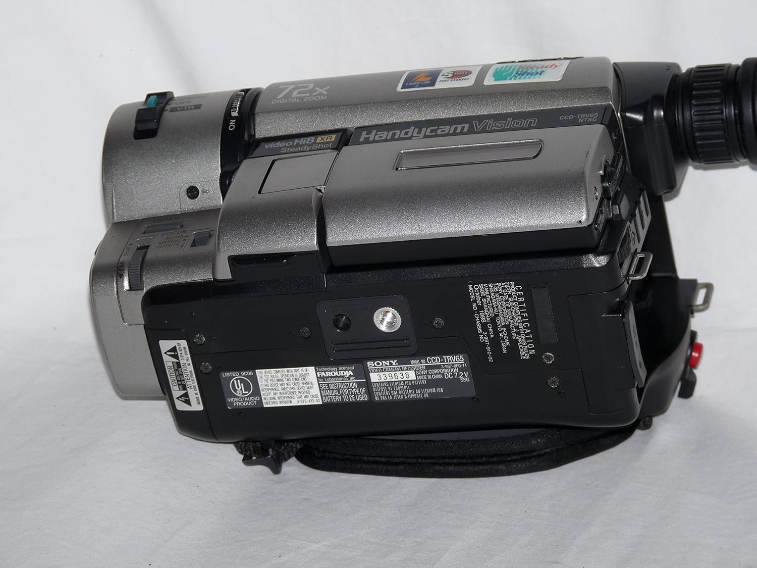 Sony Handycam Vision CCD-TRV65 NTSC Instruction Manual