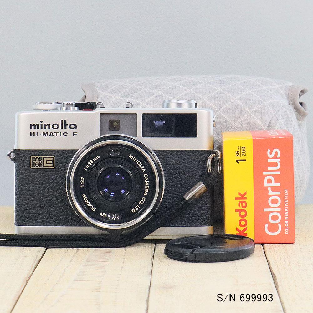 中古】【送料無料】【保証付 】minolta HI-MATIC F S/N 900271（ケース