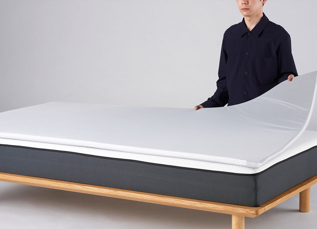 ミネルヴァマットレスプラスは高弾性素材で寝返りと起き抜けの身体を