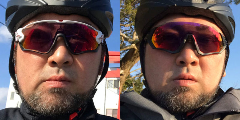 OAKLEYフライトジャケットとジョウブレイカーを比較 | ミニベロロード