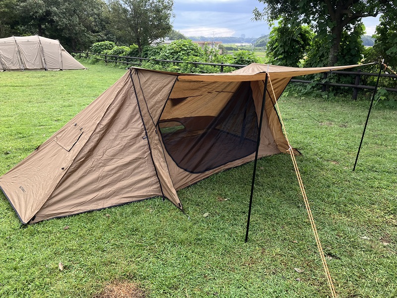 薪ストーブ部屋付きのパップテント！POMOLY STOVEHUT 70 レビュー