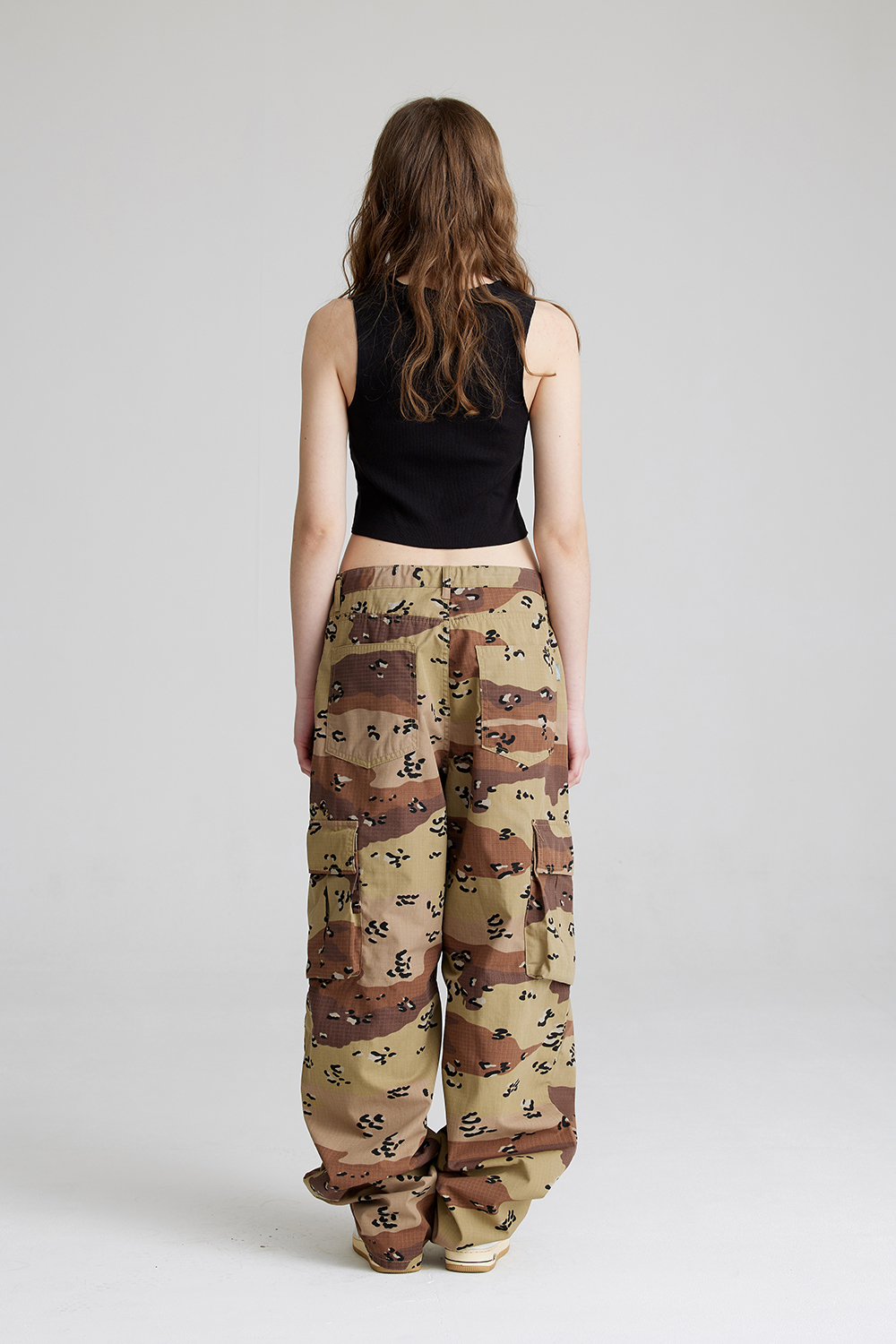 MUSINSA公式 | BSRABBIT カーゴルーズフィットカモパンツデザートカモ