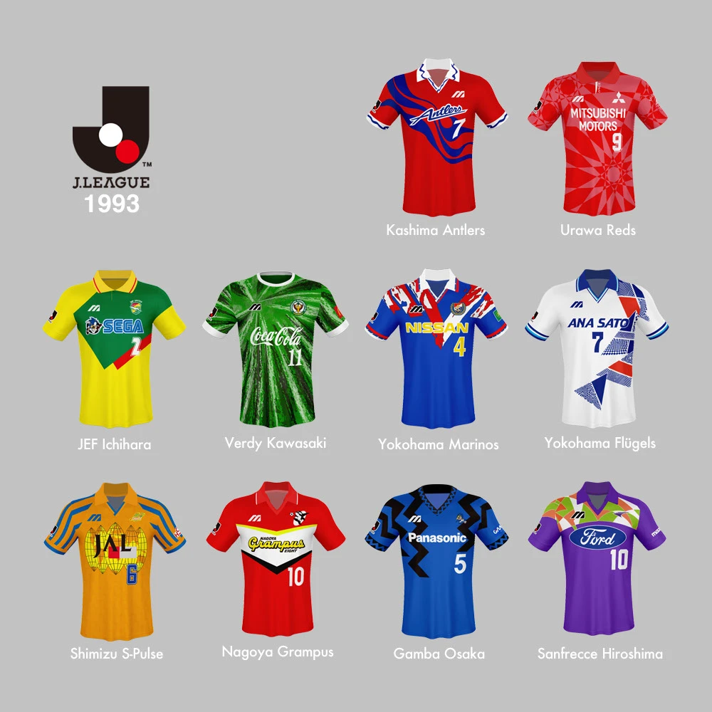 J League 1993 all team kit :: Behance