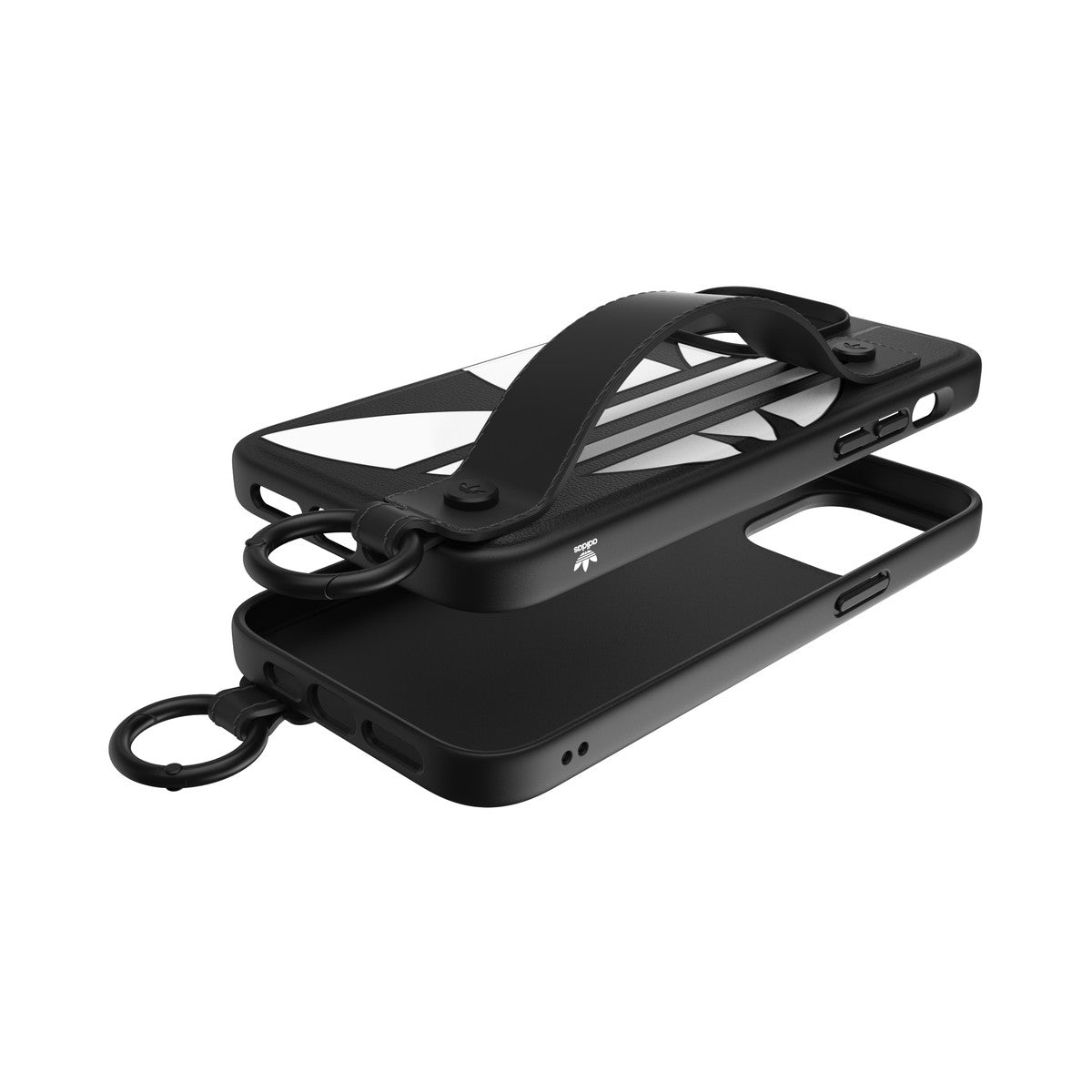 iPhone14ProMaxケース ハンドストラップ Big Logo ブラック