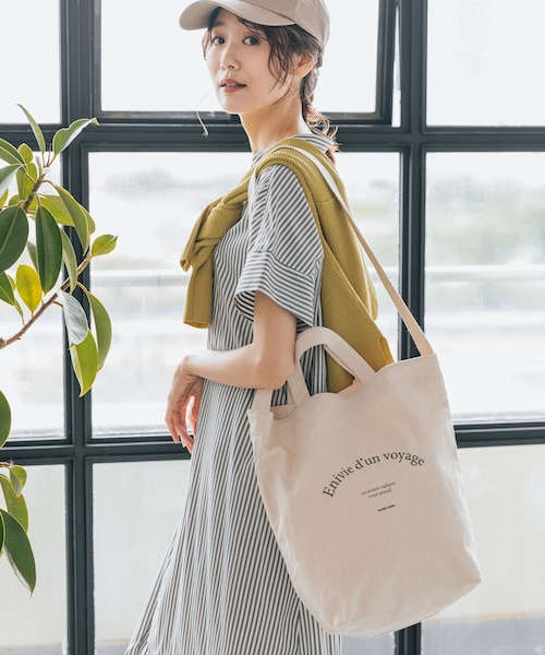 シンプル2WAYロゴトート/174896｜グローバルワークの通販｜&mall