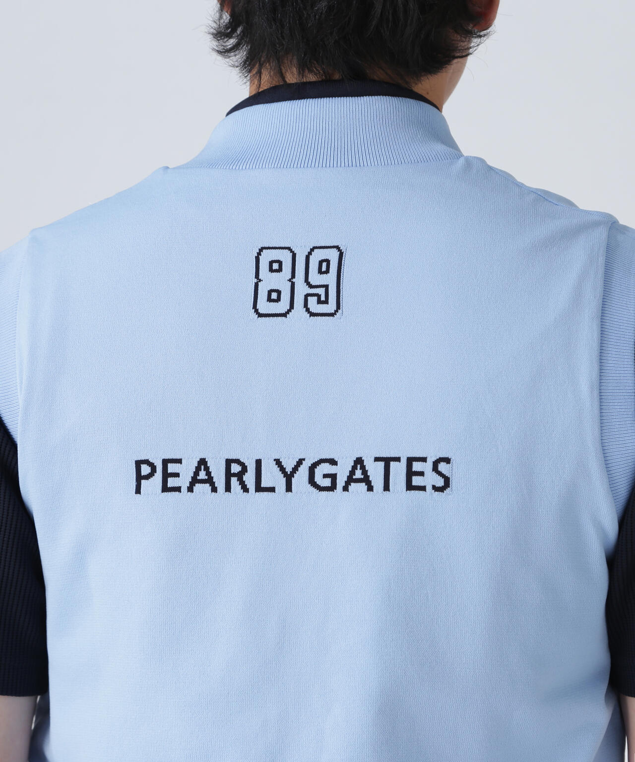 PEARLY PEARLY GATES カシミヤ100 フルジップアップニットベスト GATES