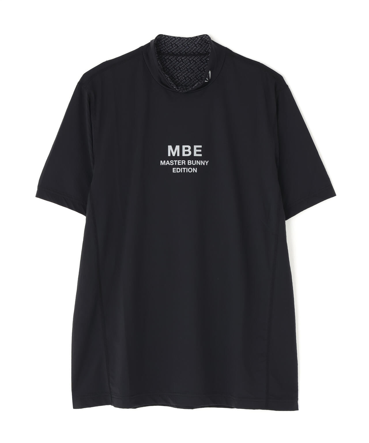 クロスミントサークルジャガード半袖ハイネックカットソー | MASTER