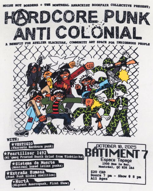 MONTREAL Ask A Punk - Hardcore Punk Anti Colonial
