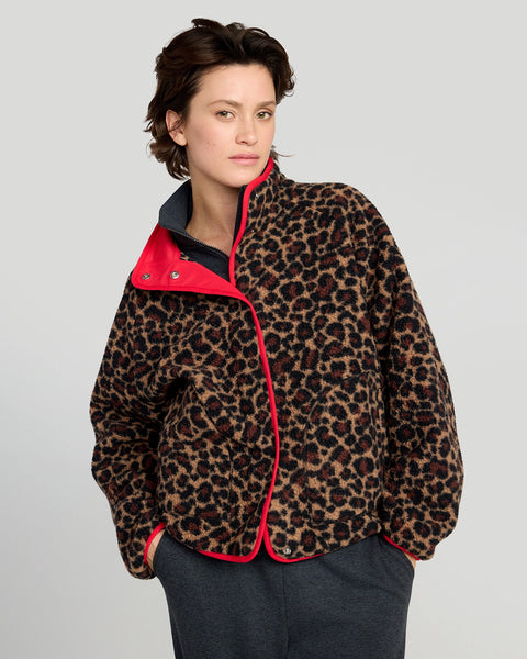 The Berber Soft Luxe GRS Certified Recycled Poly Snap Front Jacket