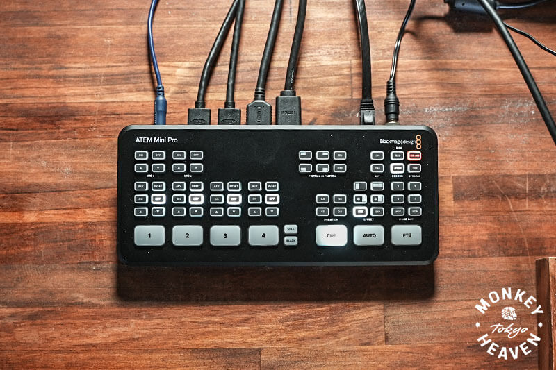 ATEM Mini ProでYouTubeライブ配信！マルチカメラの配線図と使用機材を