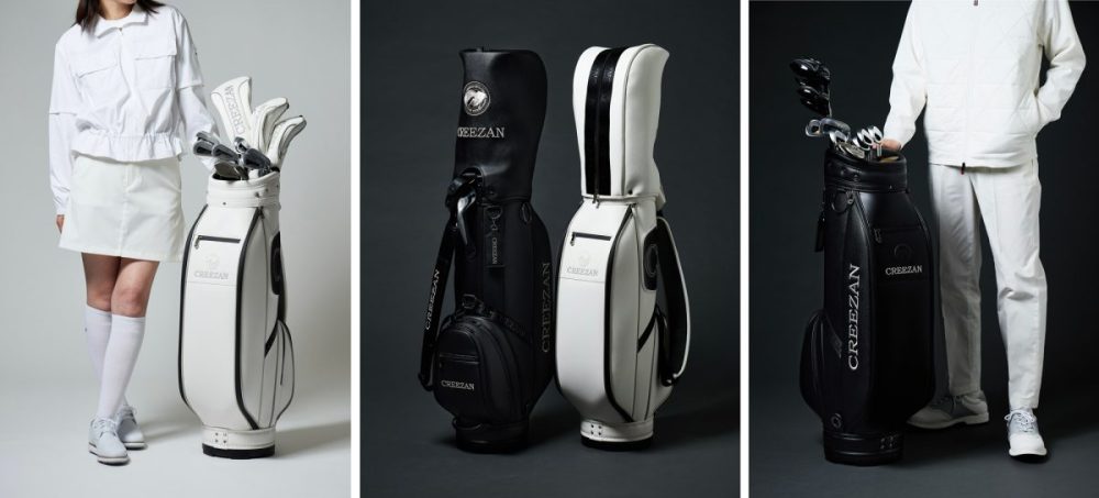 ゴルフ場で映える都会的なキャディバッグ」洗練されたデザインと高い