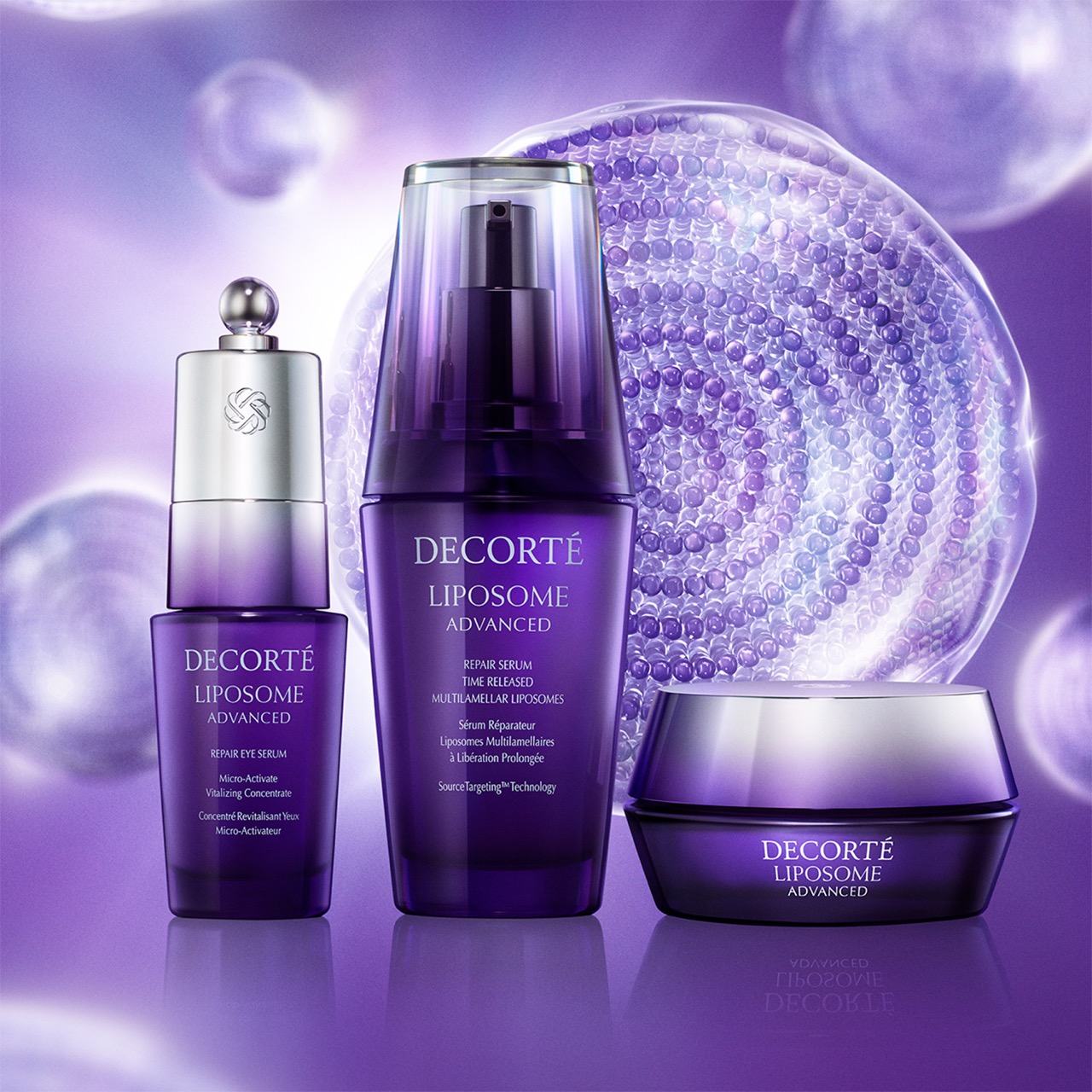 DECORTÉ extends Liposome line with Advanced Repair Eye Serum