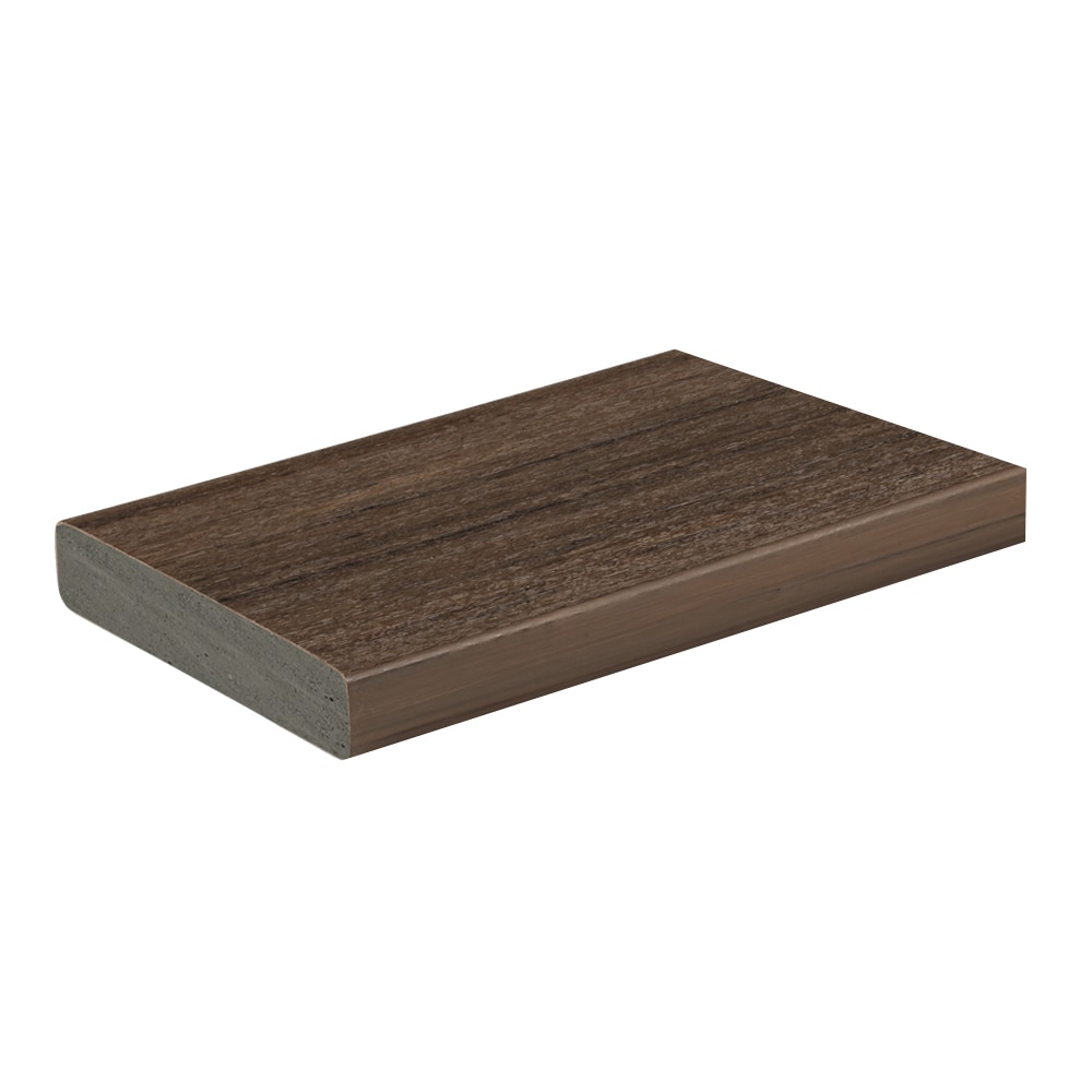 TimberTech Vintage 1-in x 6-in x 16-ft English Walnut PVC Deck