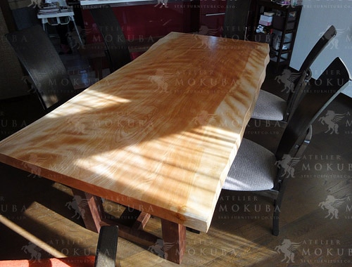 ダイニングテーブルxチェア・ベンチxウォールナットxマカバ【山口県