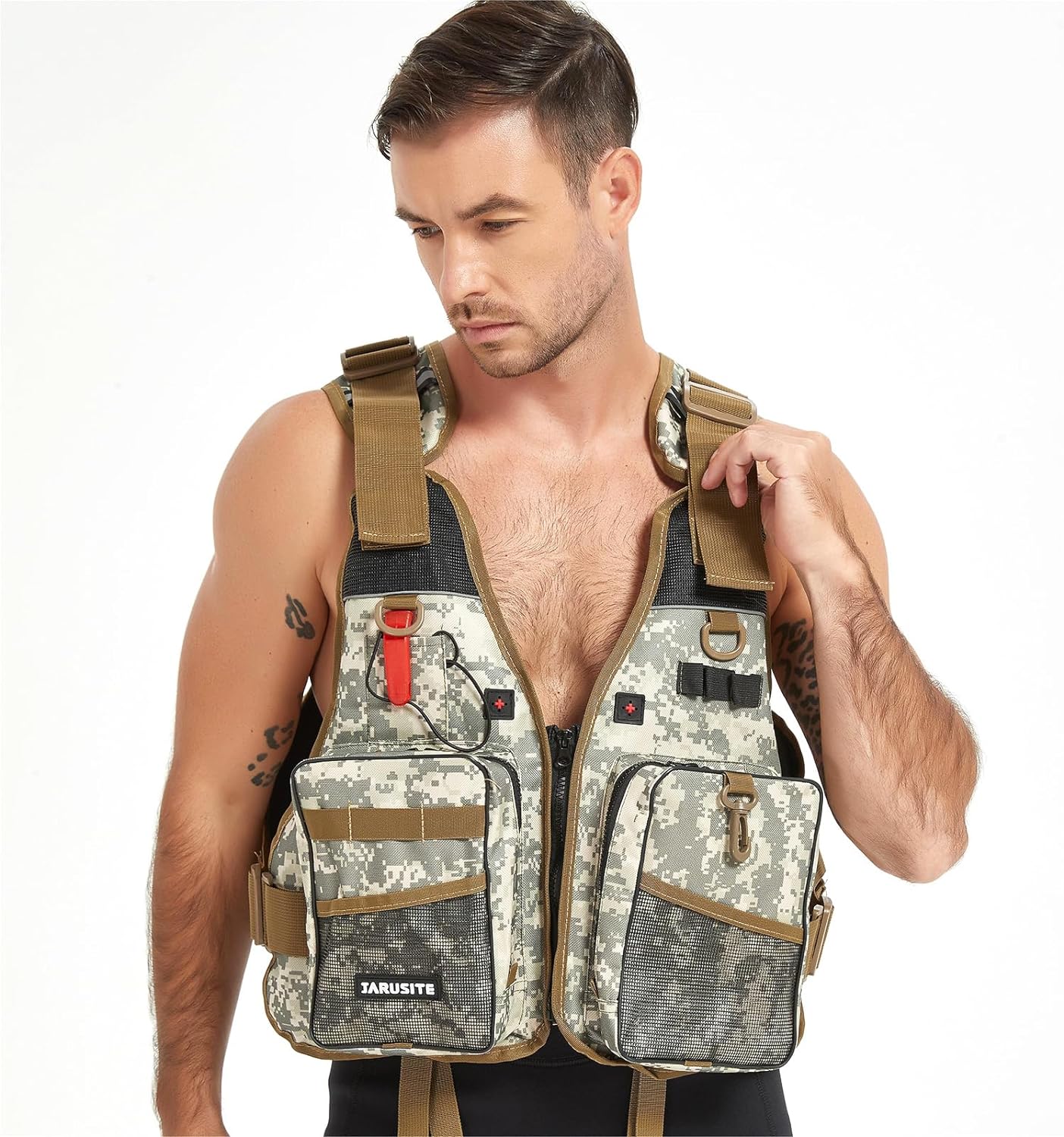 J29 フィッシングベスト フローティングベスト ライフジャケット 多