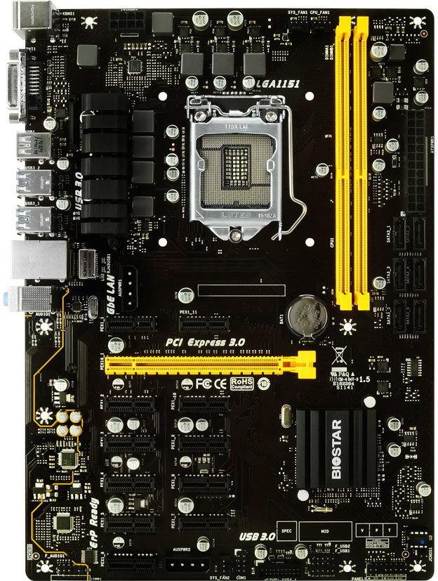 Biostar TB250-BTC Pro - Motherboard Specifications On MotherboardDB