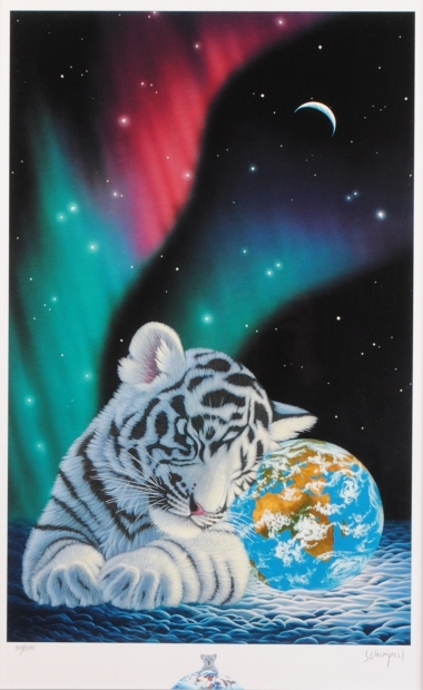 インテリアの絵画をジークレーの版画で制作したシム・シメールの