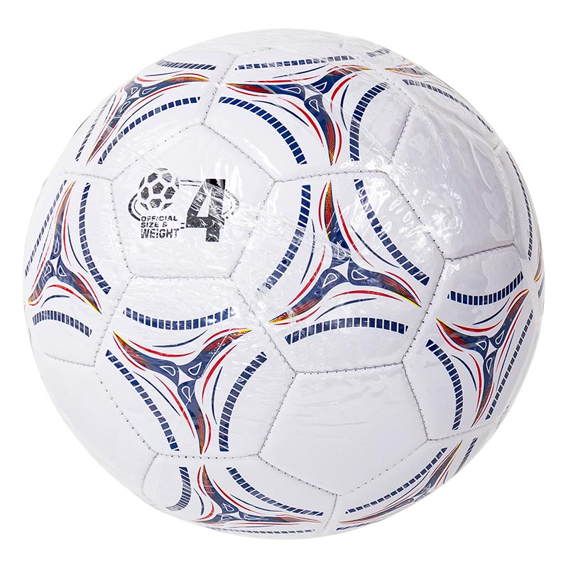 サッカーボール 4号球 ホワイト×ブルー ｜ ミスターマックスオンライン