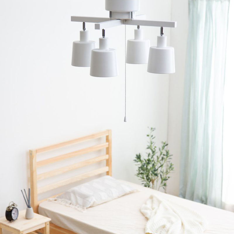 4灯シーリングライト クロス形 ホワイト CE4LA-20C-W ｜ ミスター