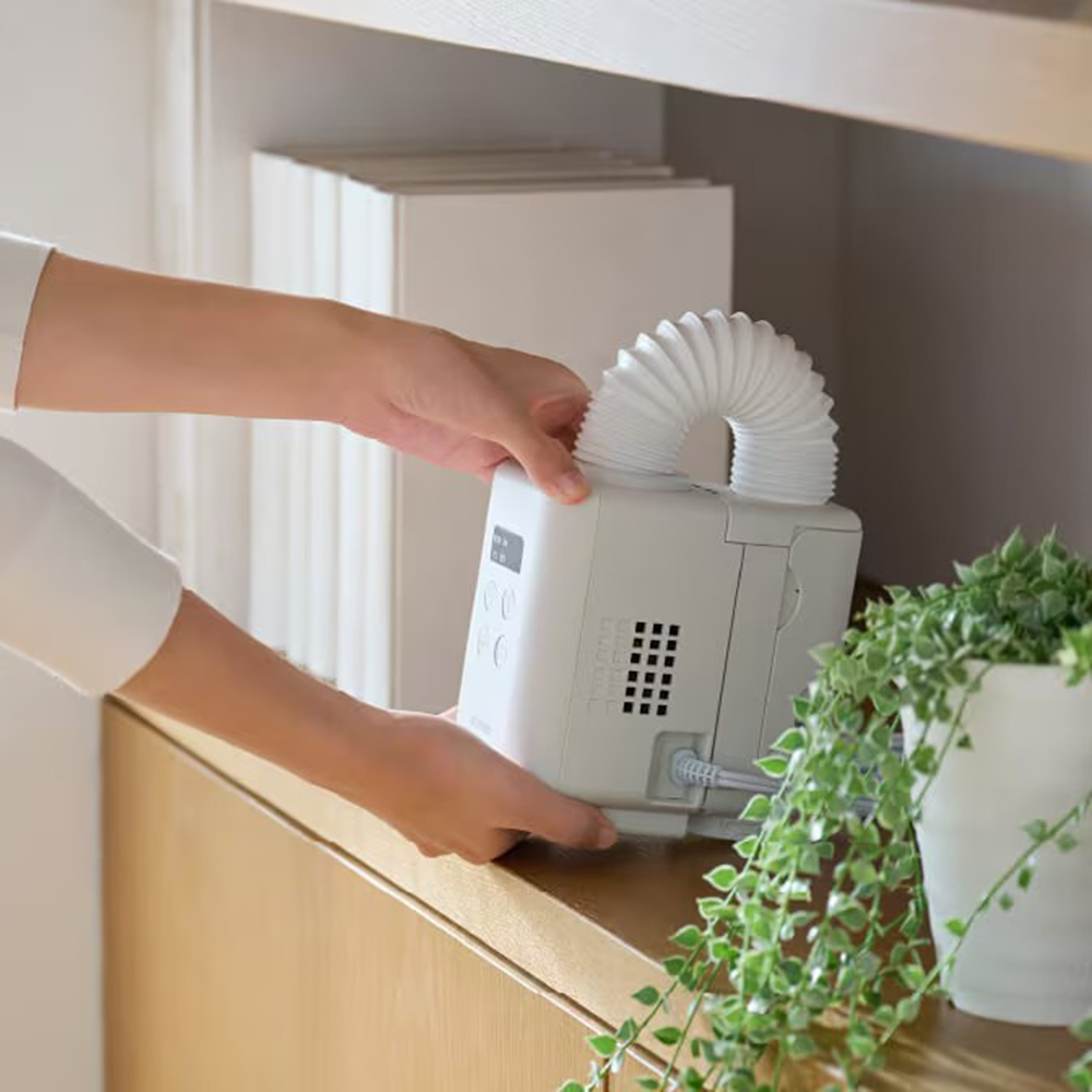 ふとん乾燥機 カラリエmini TURBO JSK-S10-W ホワイト ｜ ミスター