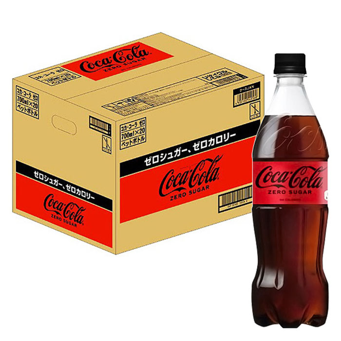 コカ・コーラゼロ 1箱（700ml×20本） ｜ ミスターマックスオンラインストア