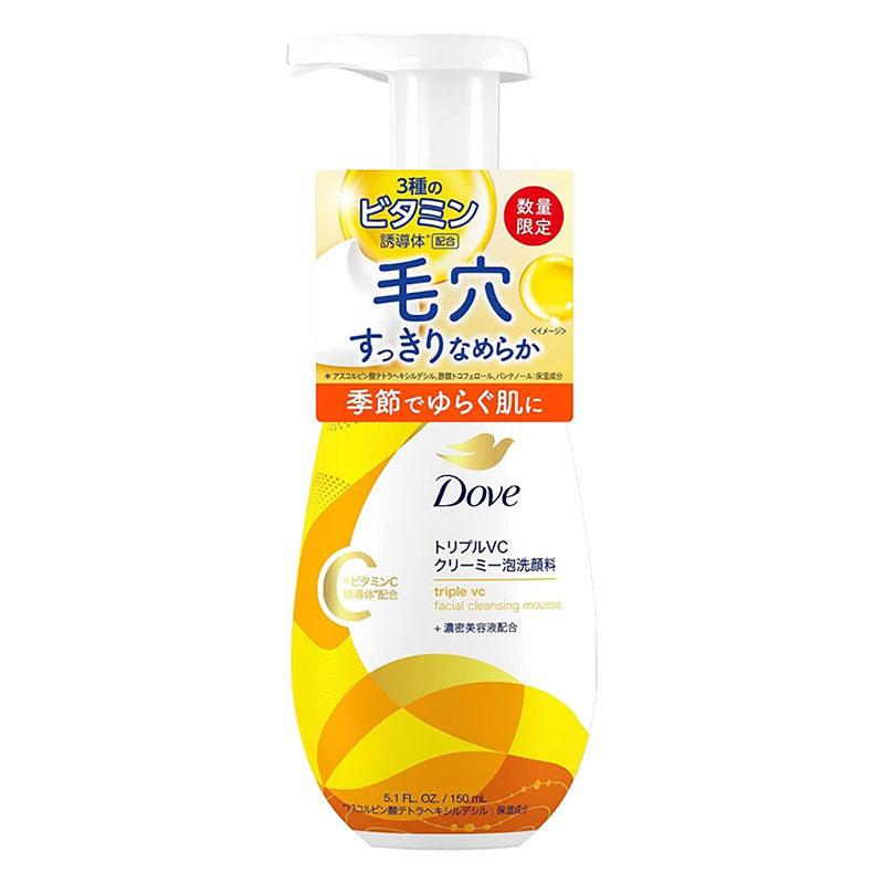 ダヴ トリプルVC クリーミー泡洗顔料 150ml ｜ ミスターマックス
