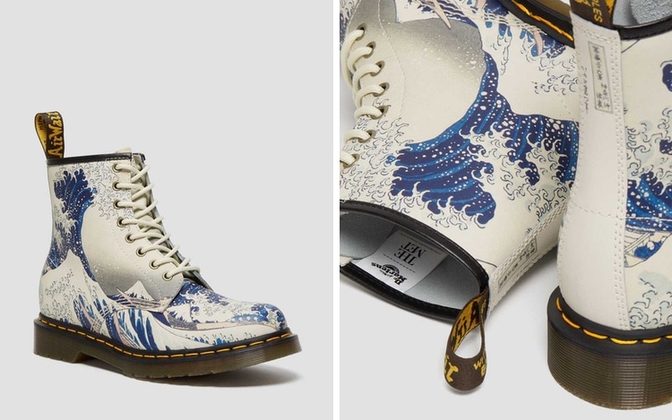 Doc Martens and The Met Release Hokusai-Inspired Collection
