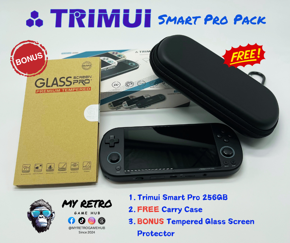 Trimui Smart Pro Ultimate Retro Gaming Pack – 256Gb Version
