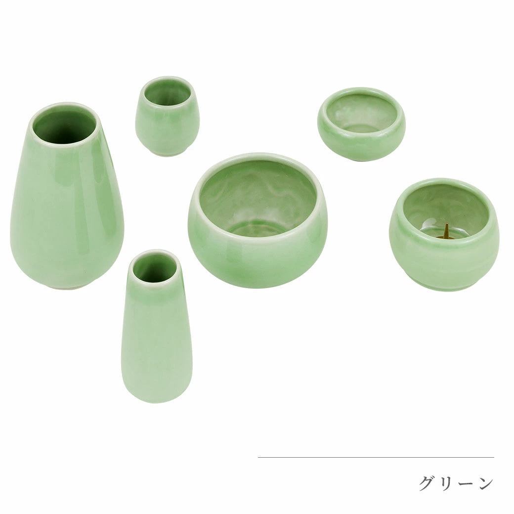 仏具セット 六具足 「紫陽花」 3.0寸 全5色｜仏壇・仏具の通販 なごみ