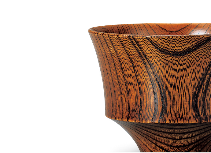 我戸幹男商店】つむぎ 汁椀 駒型〜山中漆器のお椀〜 - 日本製高級