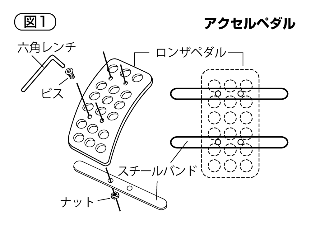 AK-701・703・705 ミニペダルセット オートマ 取扱説明書 – NAPOLEX