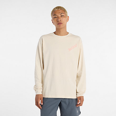 NB公式アウトレット】 Athletics ランナーズマップロゴロングスリーブT