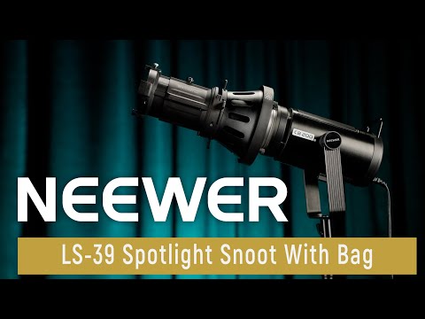 NEEWER LS-39 Spotlight Effect Snoot Attachment Kit