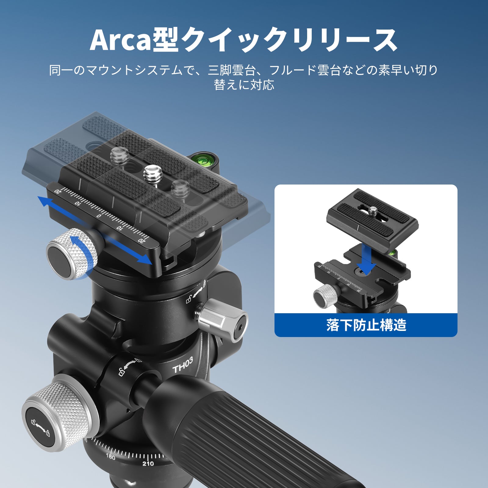 NEEWER TH03 ビデオ雲台 – NEEWER.JP