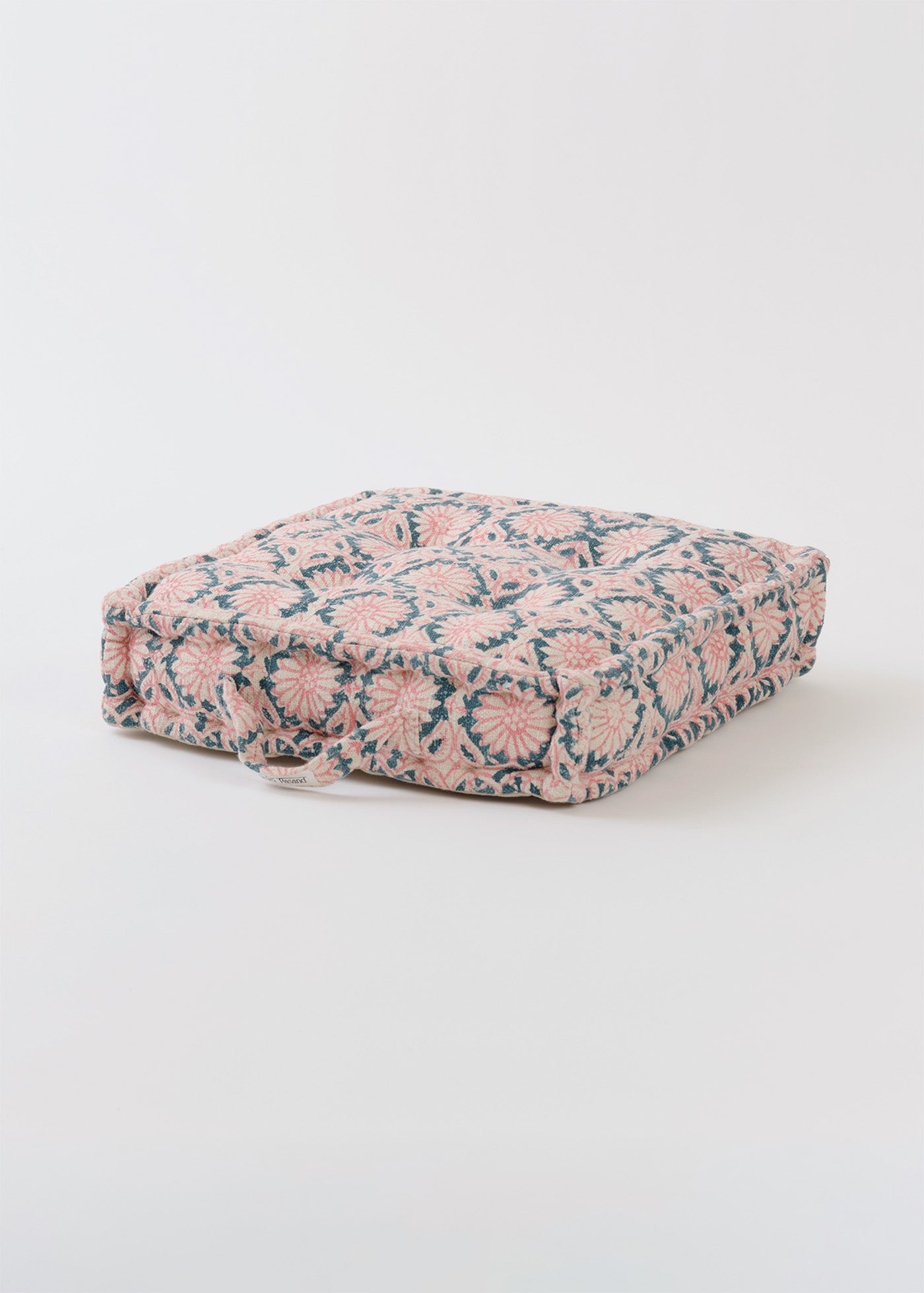 Block Print Handle Seat Cushion | Pasand by ne Quittez pas