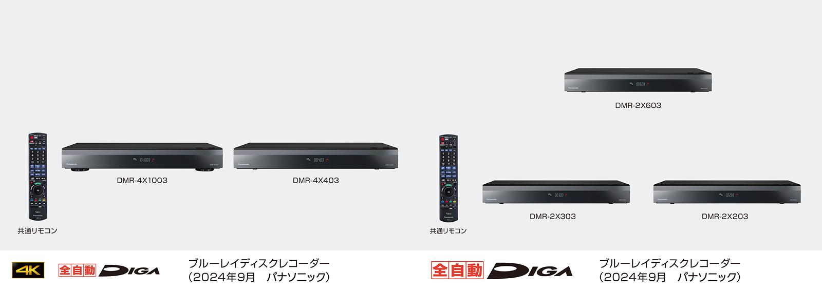 ブルーレイディスクレコーダー 全自動ディーガ 5機種を発売 | 個人向け