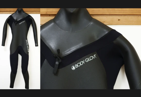 極上美品 BODYGLOVE ボディグローブ Tジップ 5/3mm セミドライ 中古