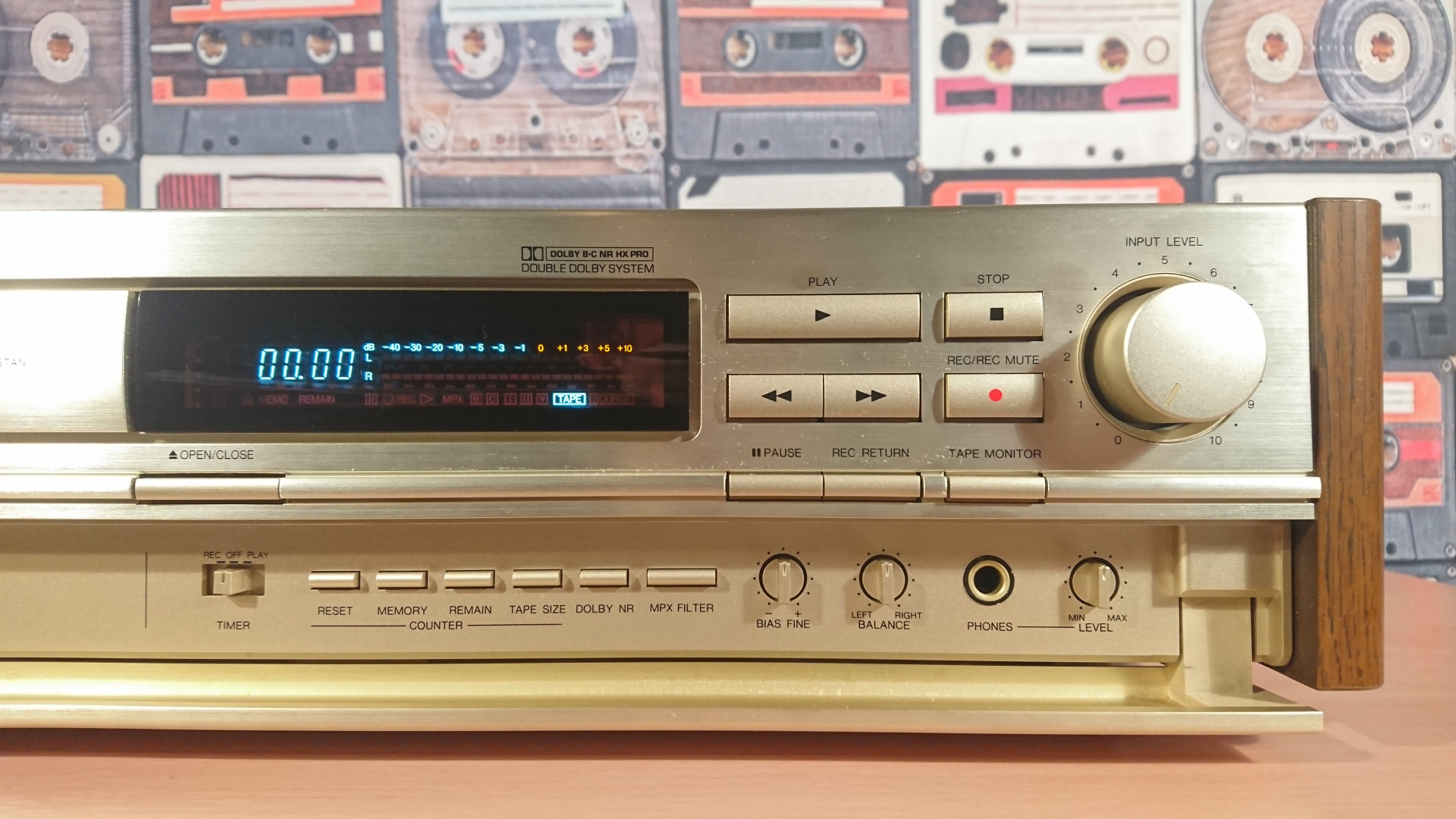 DENON DRS-810G｜カセットデッキのレンタル―2週間から利用可能