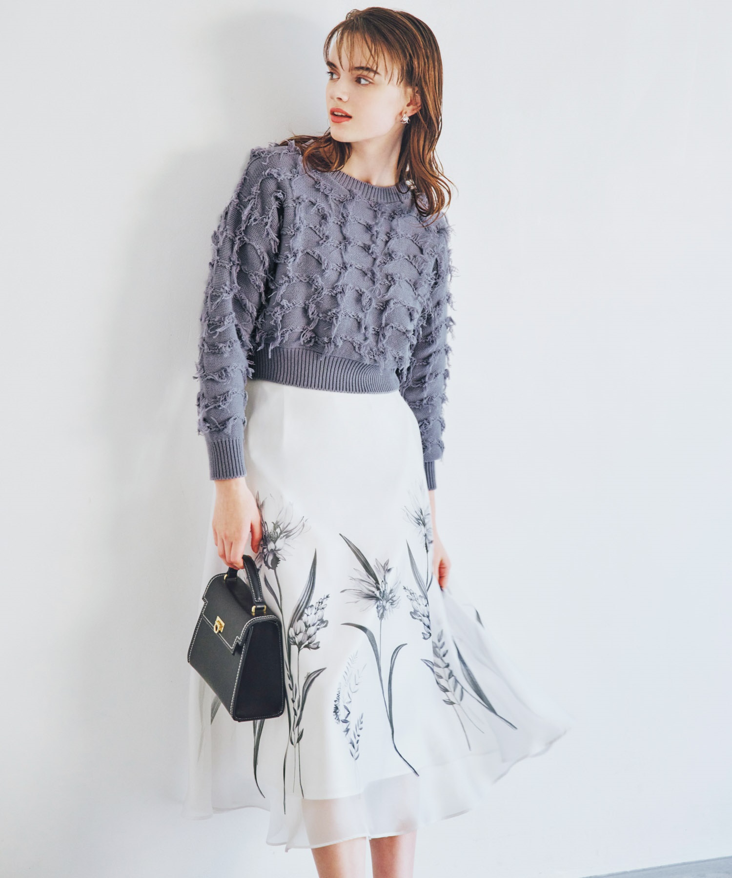 ビッグフラワー柄スカート | フレアスカート | NOELA OFFICIAL WEB STORE