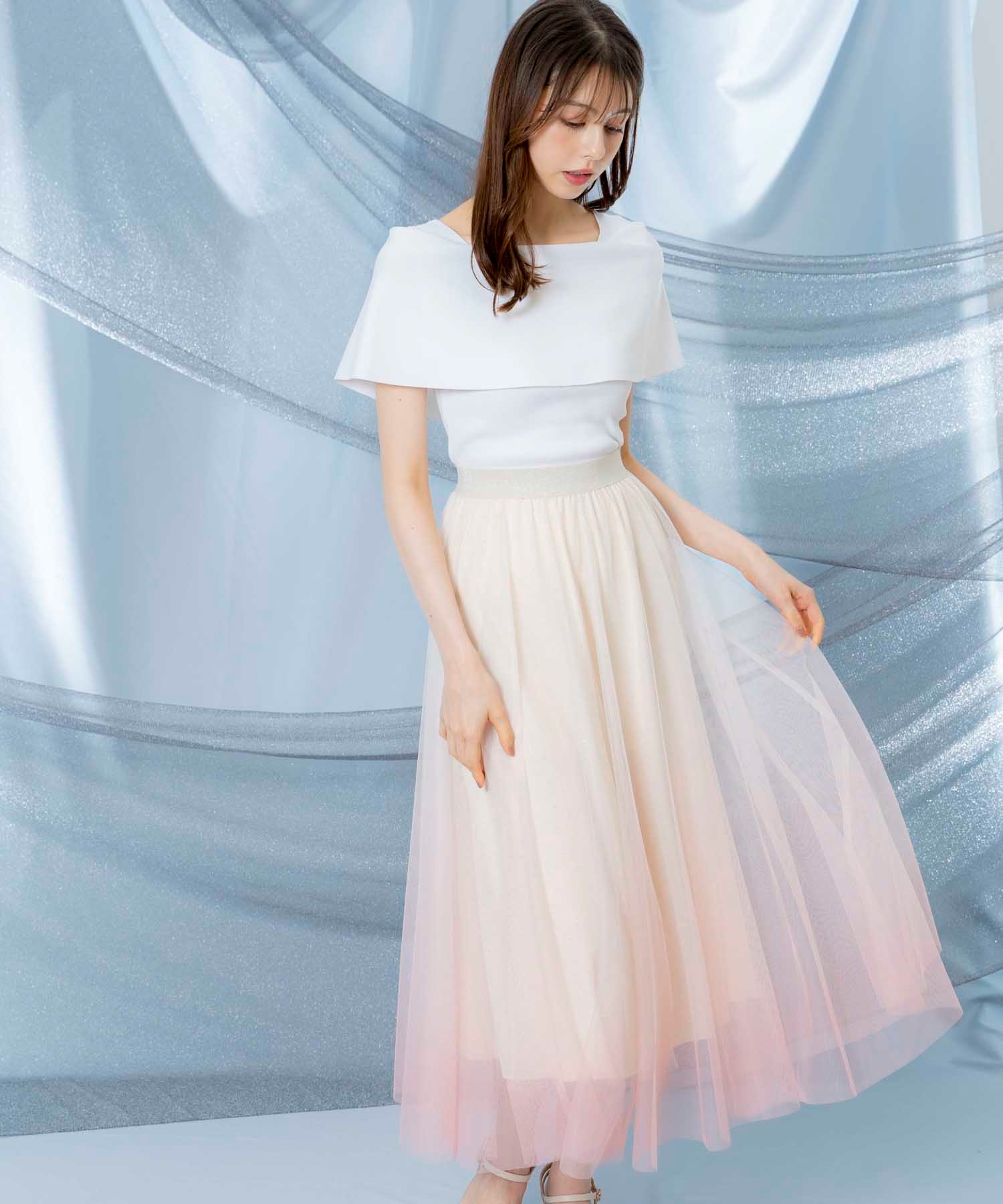 SSサイズあり】グラデーションスタッズスカート | フレアスカート