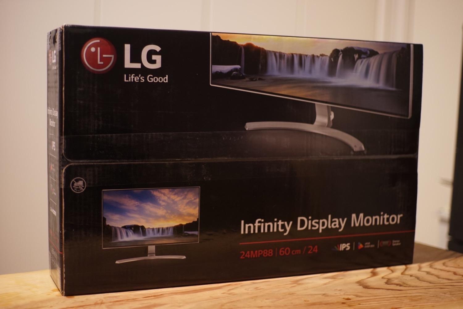 画面が宙に浮いている！？極細ベゼルのディスプレイ「LG 24MP88HV-S