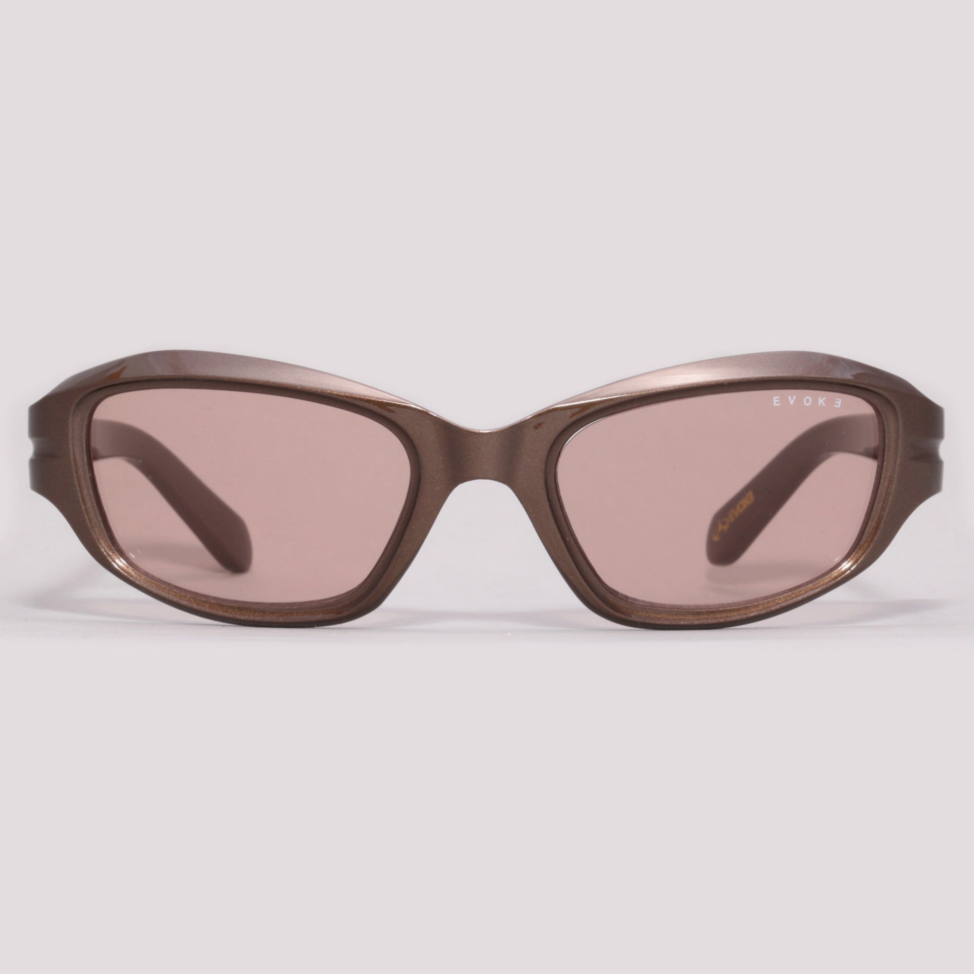 Evoke EVK 61 G01 Marrom Metálico Marrom - Sol - 55 mm – Óculos Shop