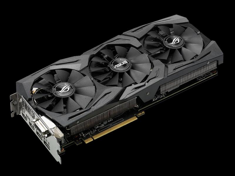 ASUS ROG STRIX-GTX1070-O8G-GAMING (GTX 1070) / OVERCLOCK WORKS