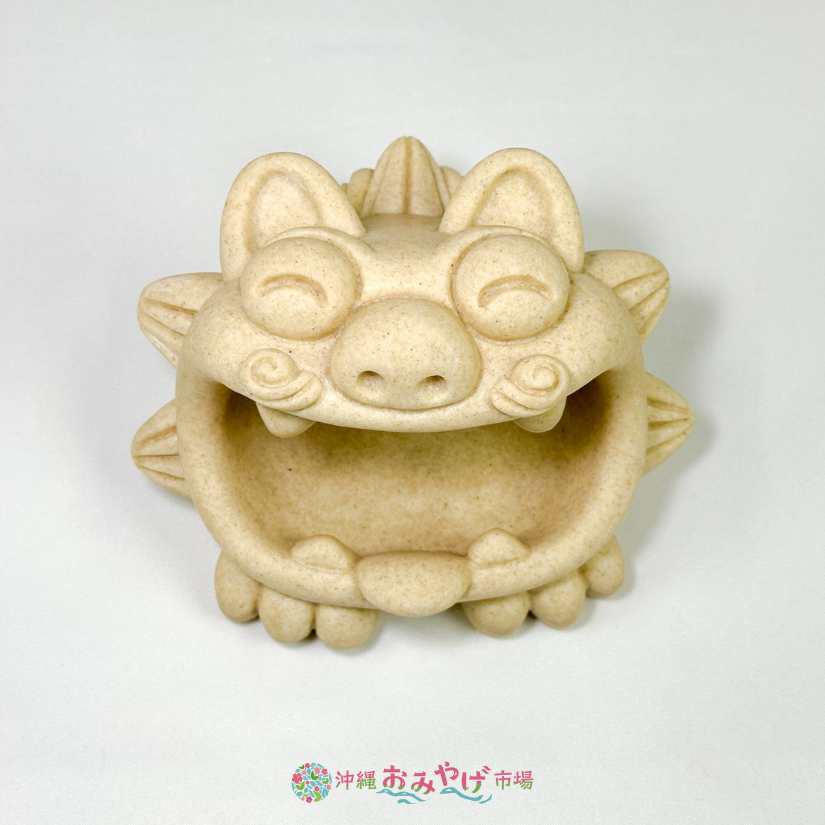 わらい福シーサー（灰皿） ｜ 沖縄おみやげ市場