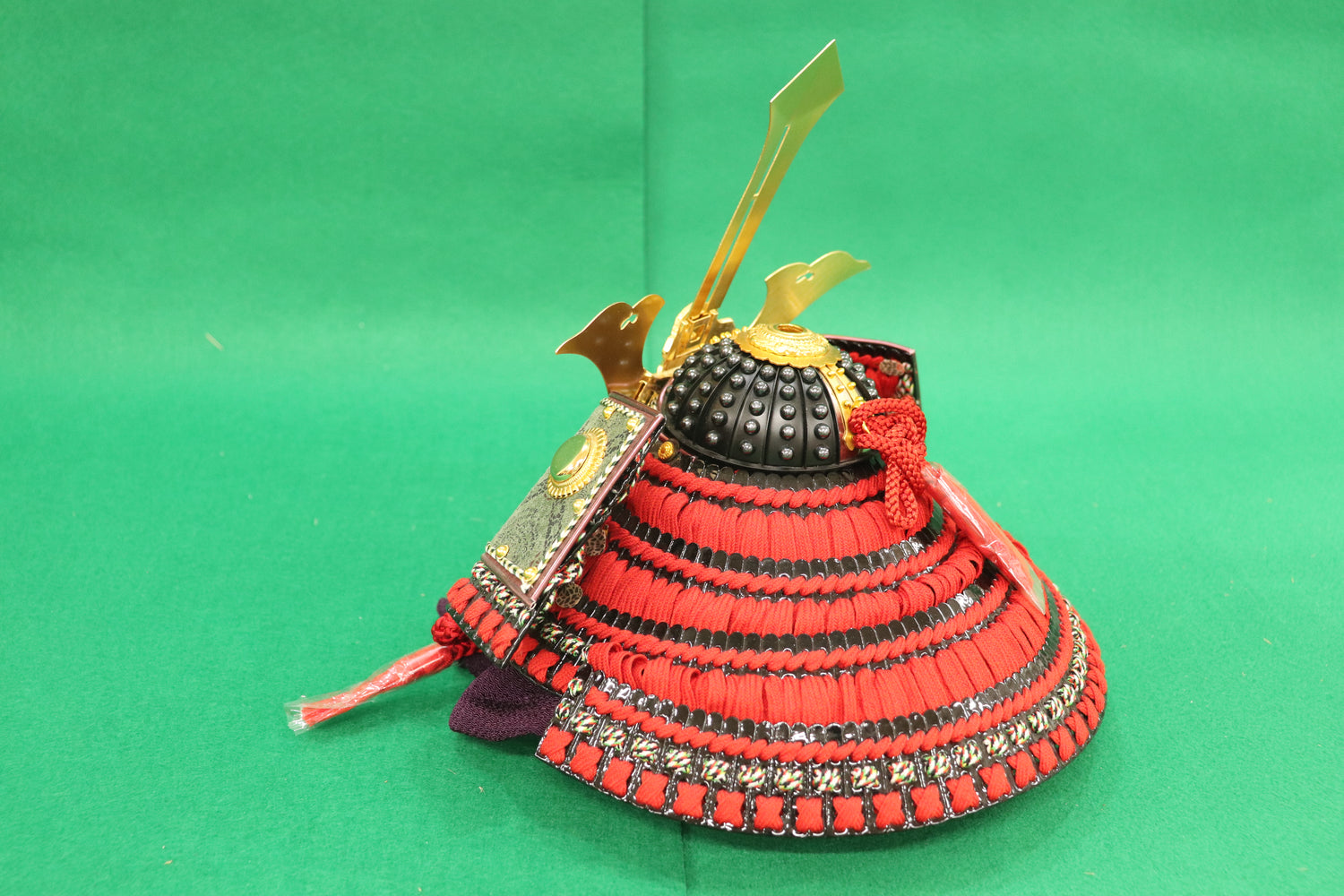 毛利元就 兜平飾り五月人形セット (60cm×40cm×49cm)【送料無料