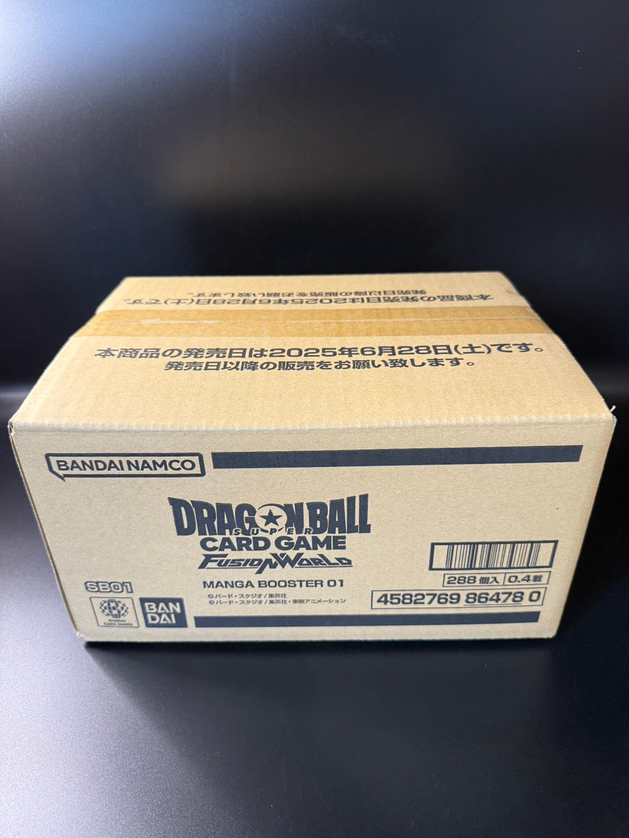 SB-01】MANGA BOOSTER 01 Booster TCG BOX & CASE〔Factory Sealed〕