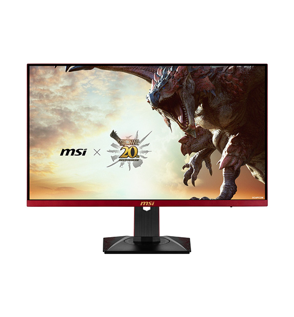 MSIからモンスターハンターとコラボした27インチゲーミングモニター