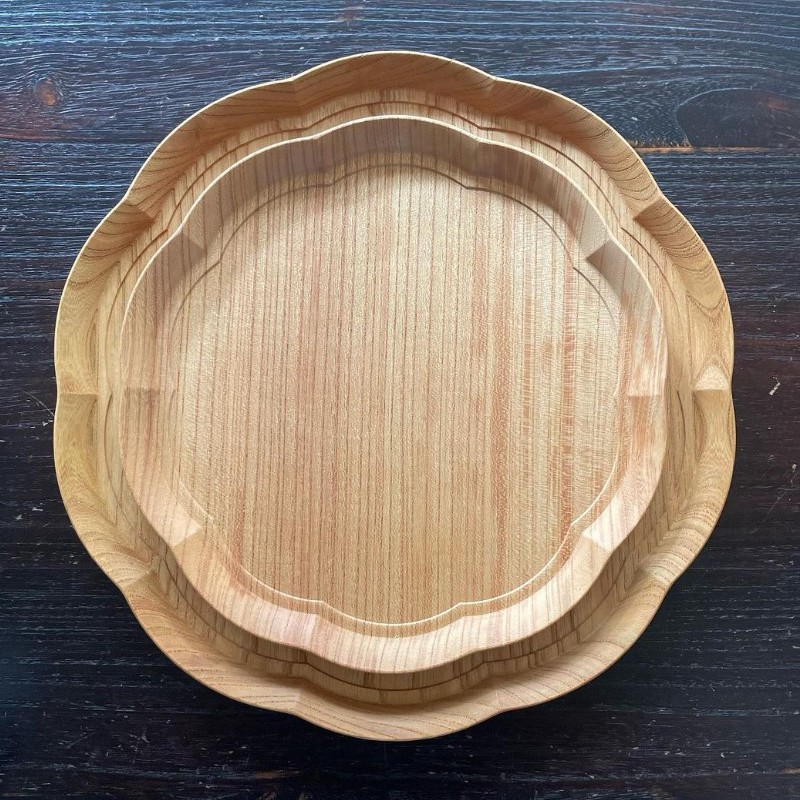 木工房玄 高塚和則 壁掛け棚 ウォールナット - 作家ものの器と生活雑貨